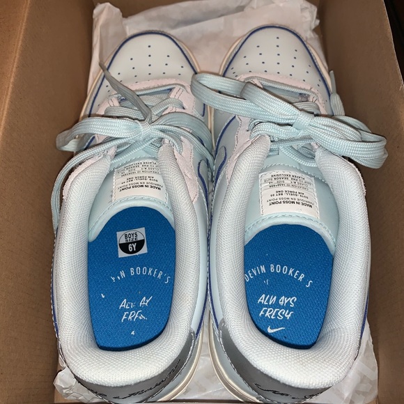 Nike Shoes Devin Booker X Air Force Moss Point Size 6y